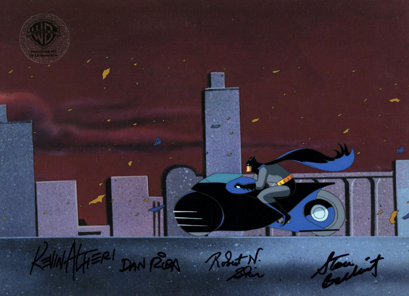 Batman Mask of the Phantasm Original Production Cel Signed by