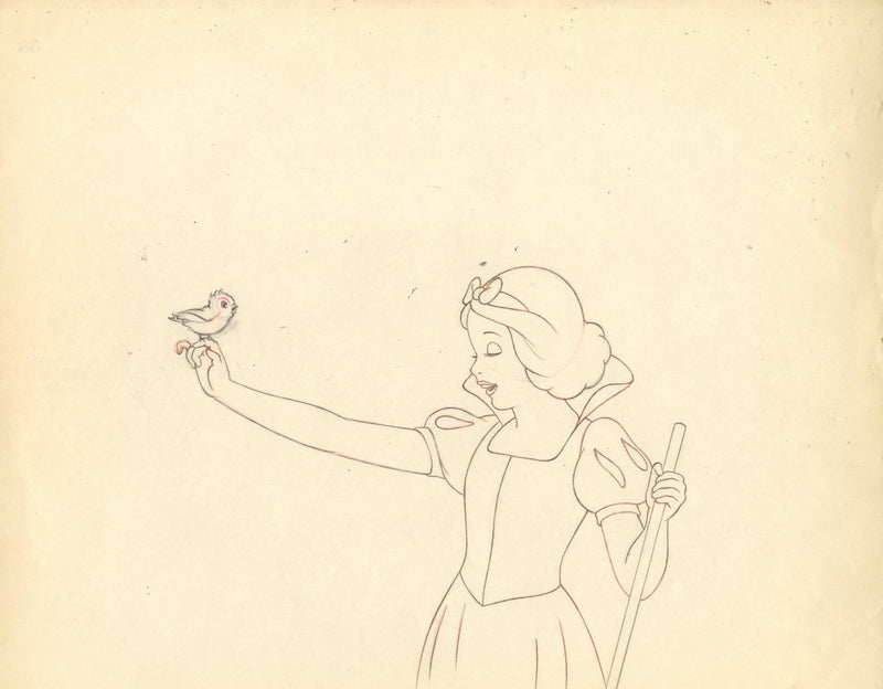 Snow White Original Production Drawing: Snow White – Choice Fine Art