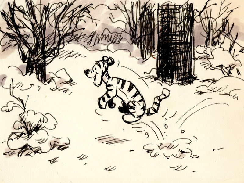 Winnie the Pooh and Tigger Too, Original Storyboard: Tigger