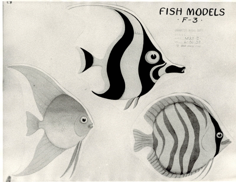 Fantasia Original Stat Model Sheet: Fish Models – Choice Fine Art