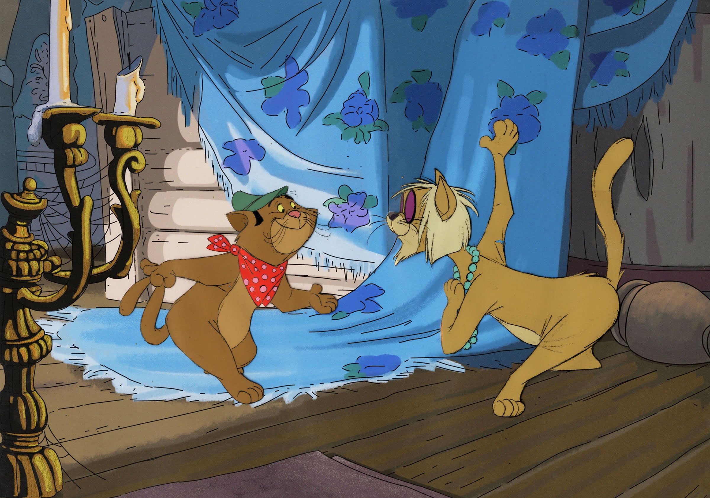 The Aristocats Original Production Cel: Peppo, Hit Cat