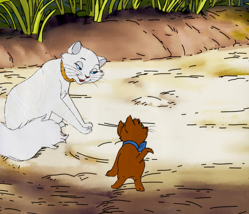 The Aristocats Original Production Cel: Duchess and Toulouse