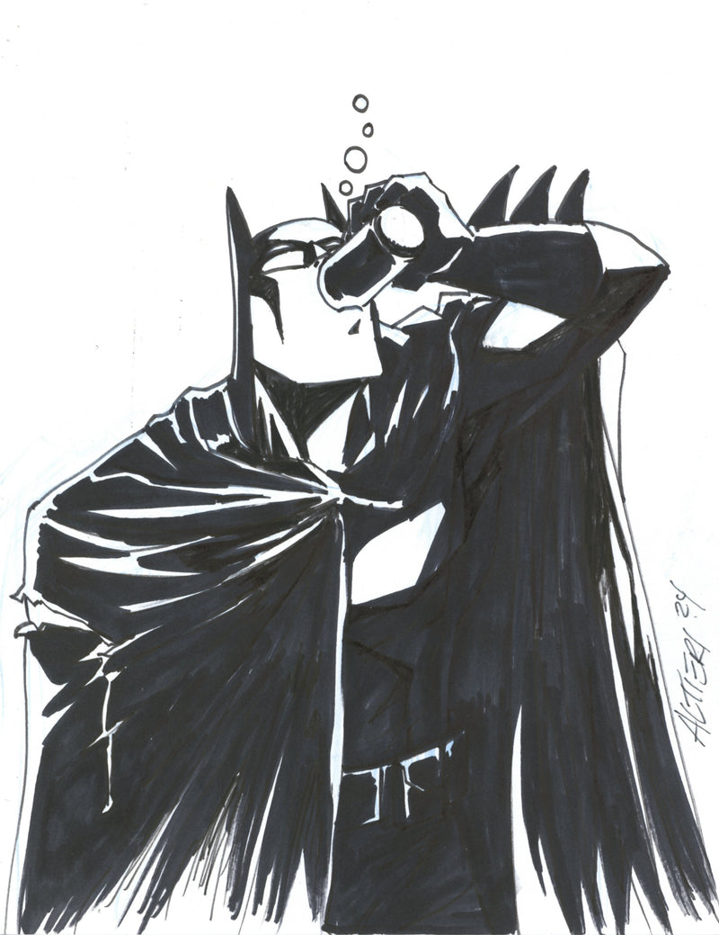 Kevin Altieri Signed Original Drawing: Batman