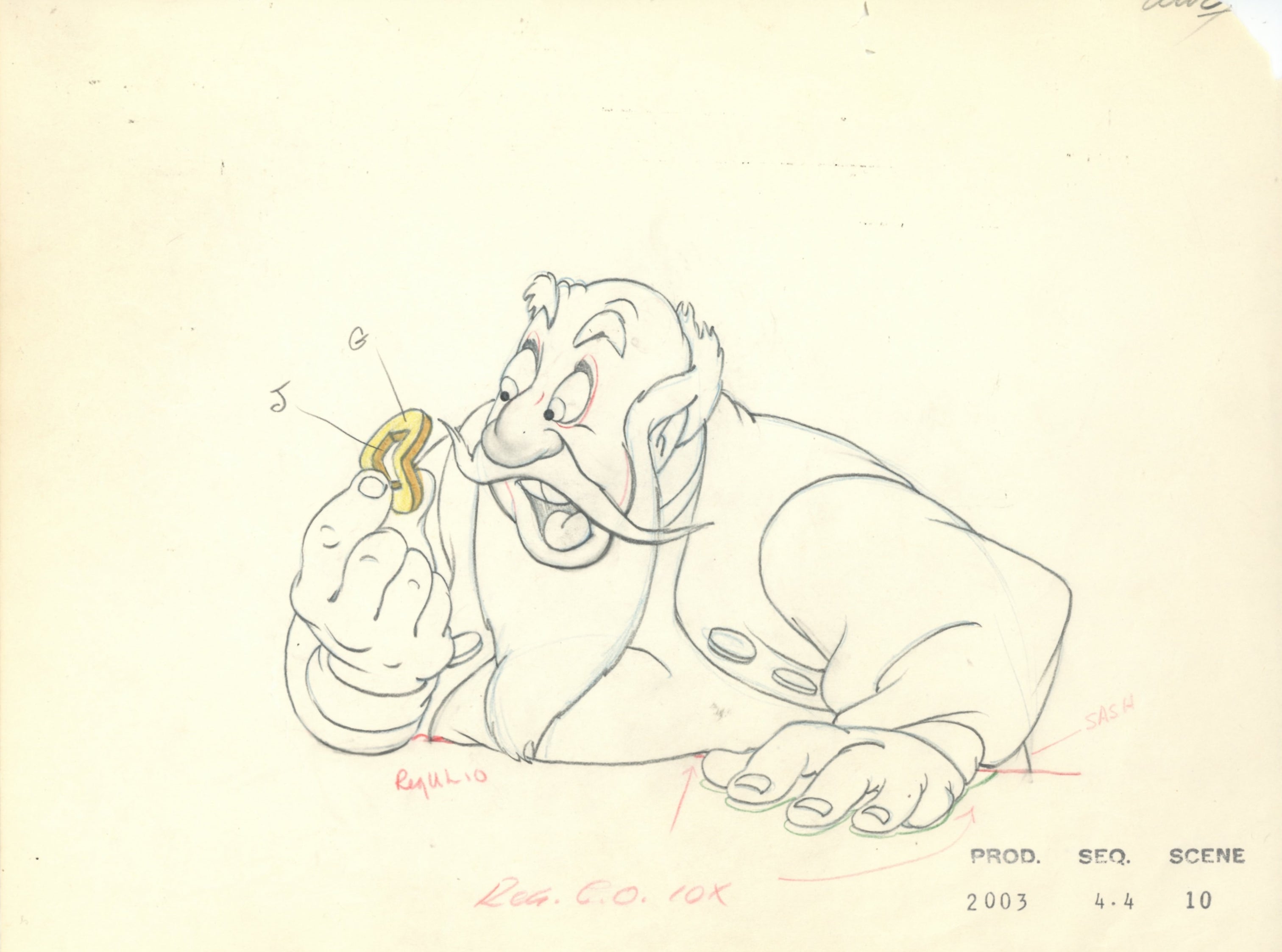 Original, Disney store sketches