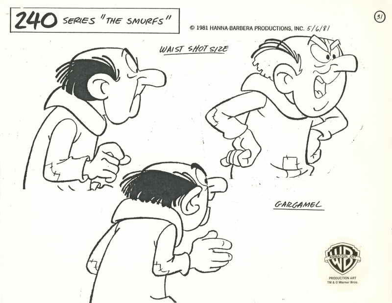 The Smurfs Original Stat Model Sheet