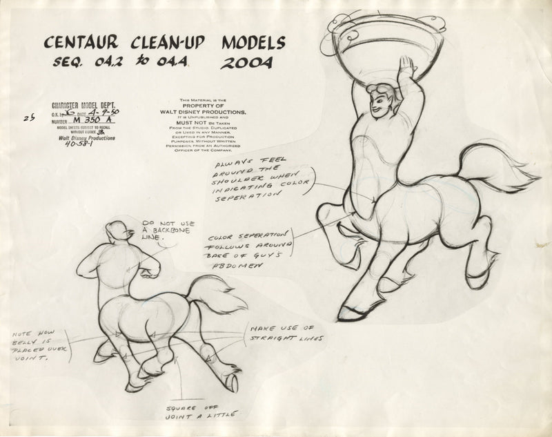 Fantasia Original Stat Model Sheet: Centaurs