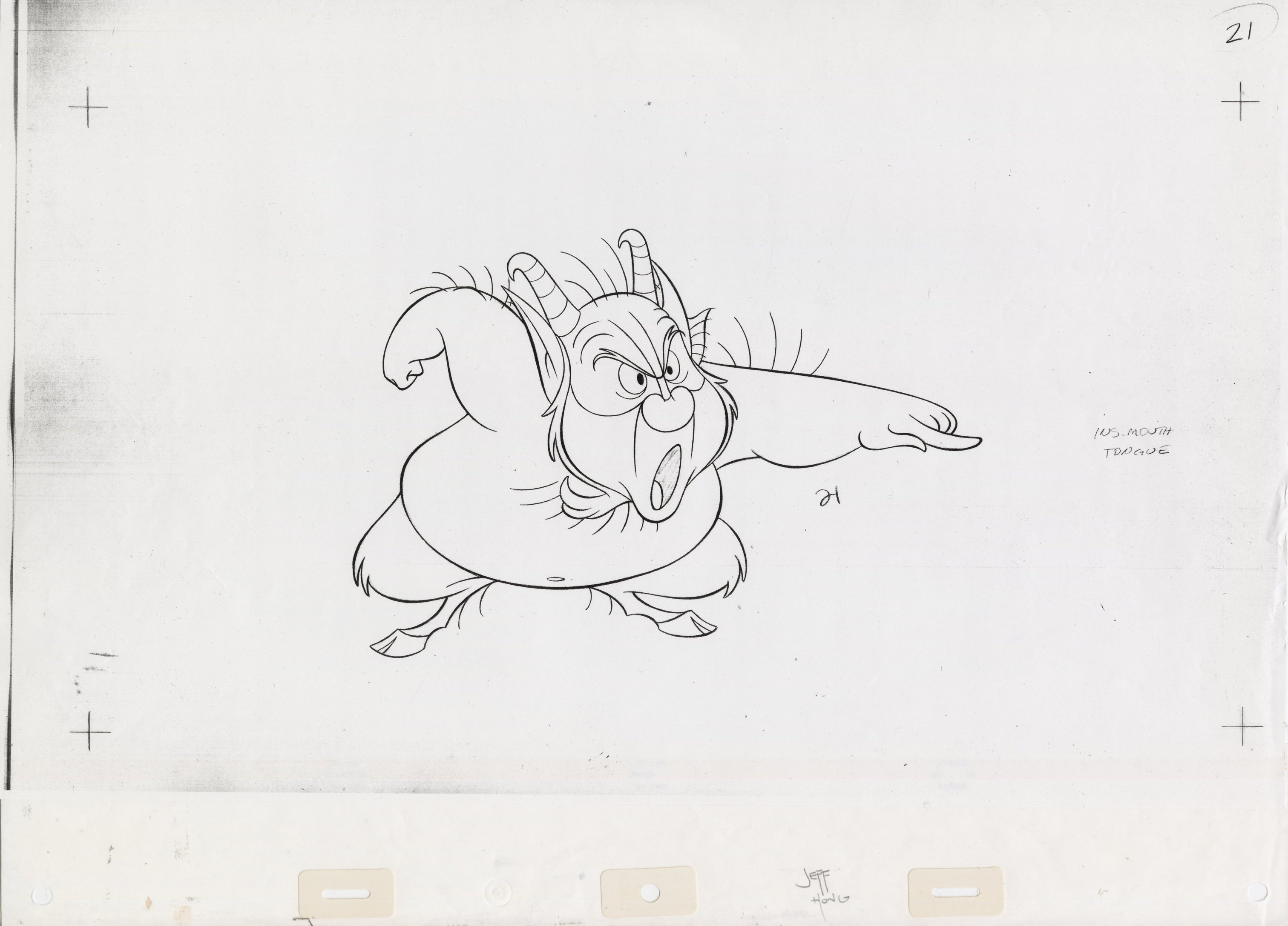 Bambi Original Stat Model Sheet: Adolescent Age Bambi – Choice