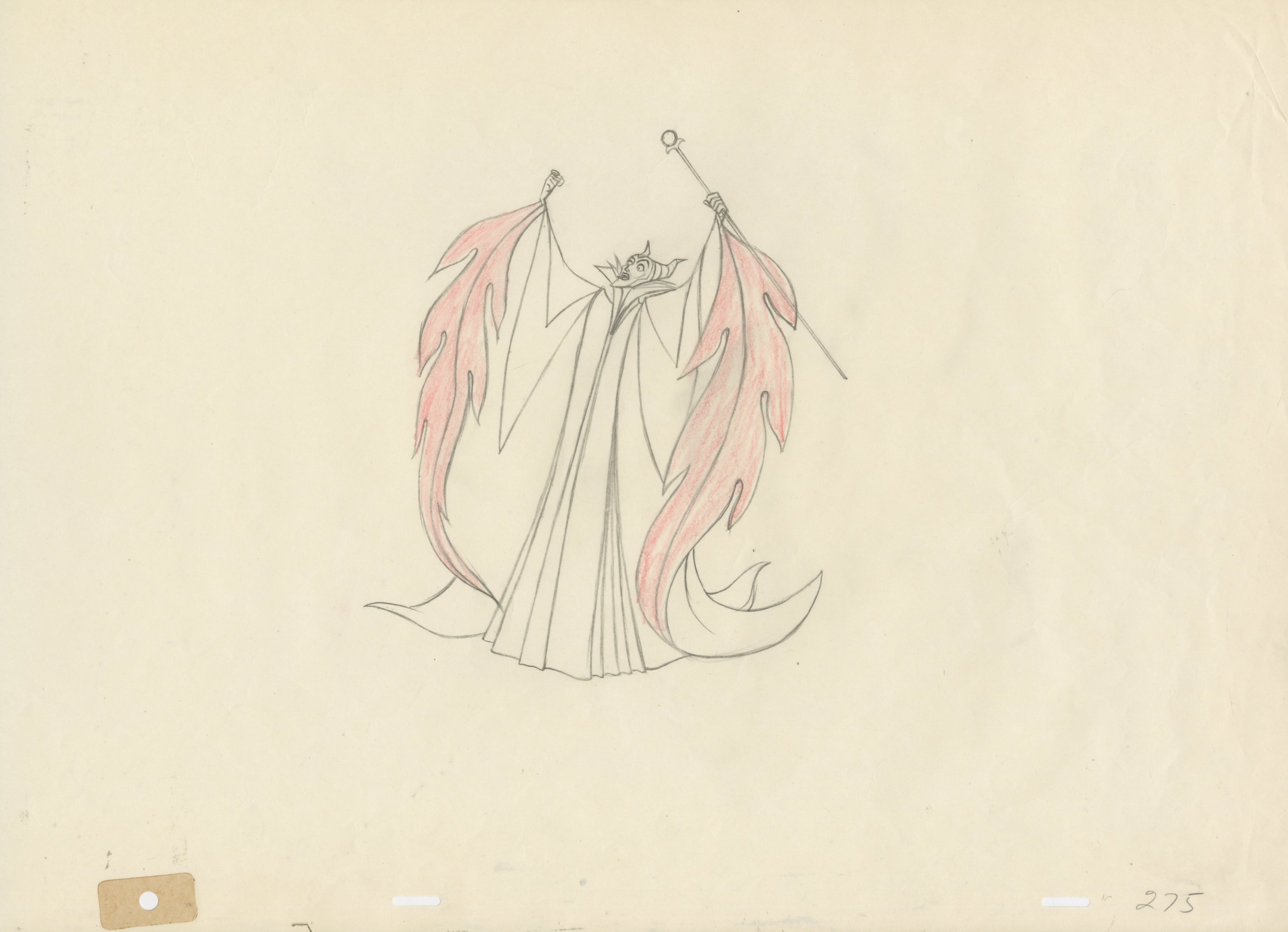 The Nifty Nineties Original Production Drawing: Mickey Mouse