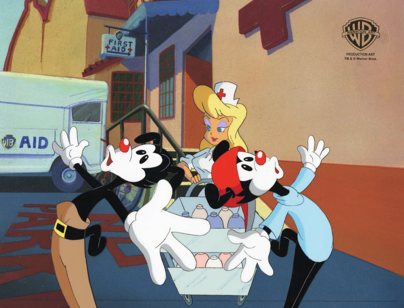 Animaniacs Original Production Cel: Yakko, Wakko, Hello Nurse