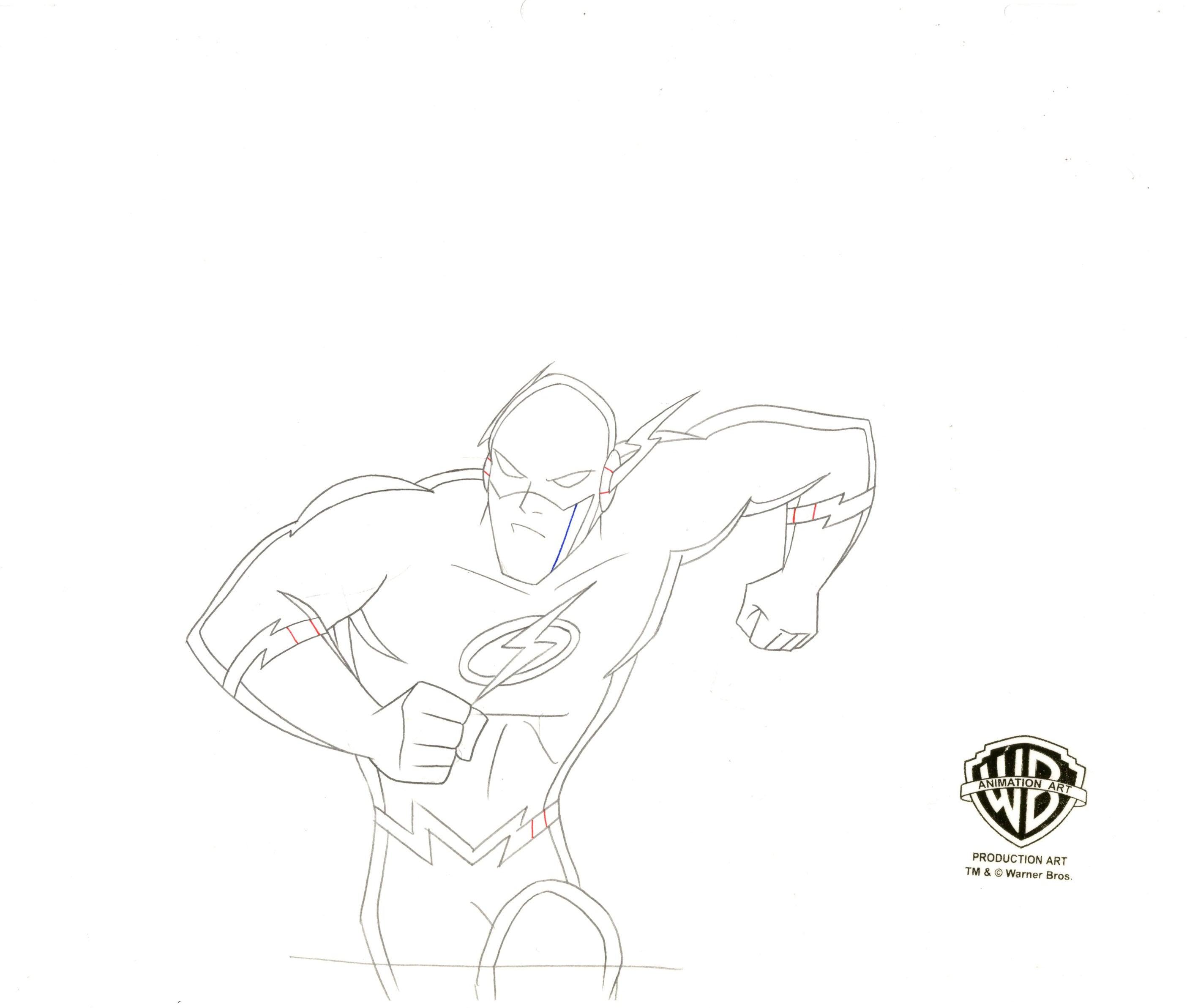 Justice League Original Production Drawing: Wonder Woman and The Flash –  Choice Fine Art