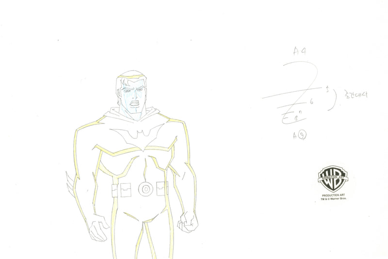 Justice League Unlimited Original Production Drawing: Terry McGinnis