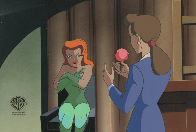 Batman The Animated Series Original Production Cel: Poison Ivy and Jan ...