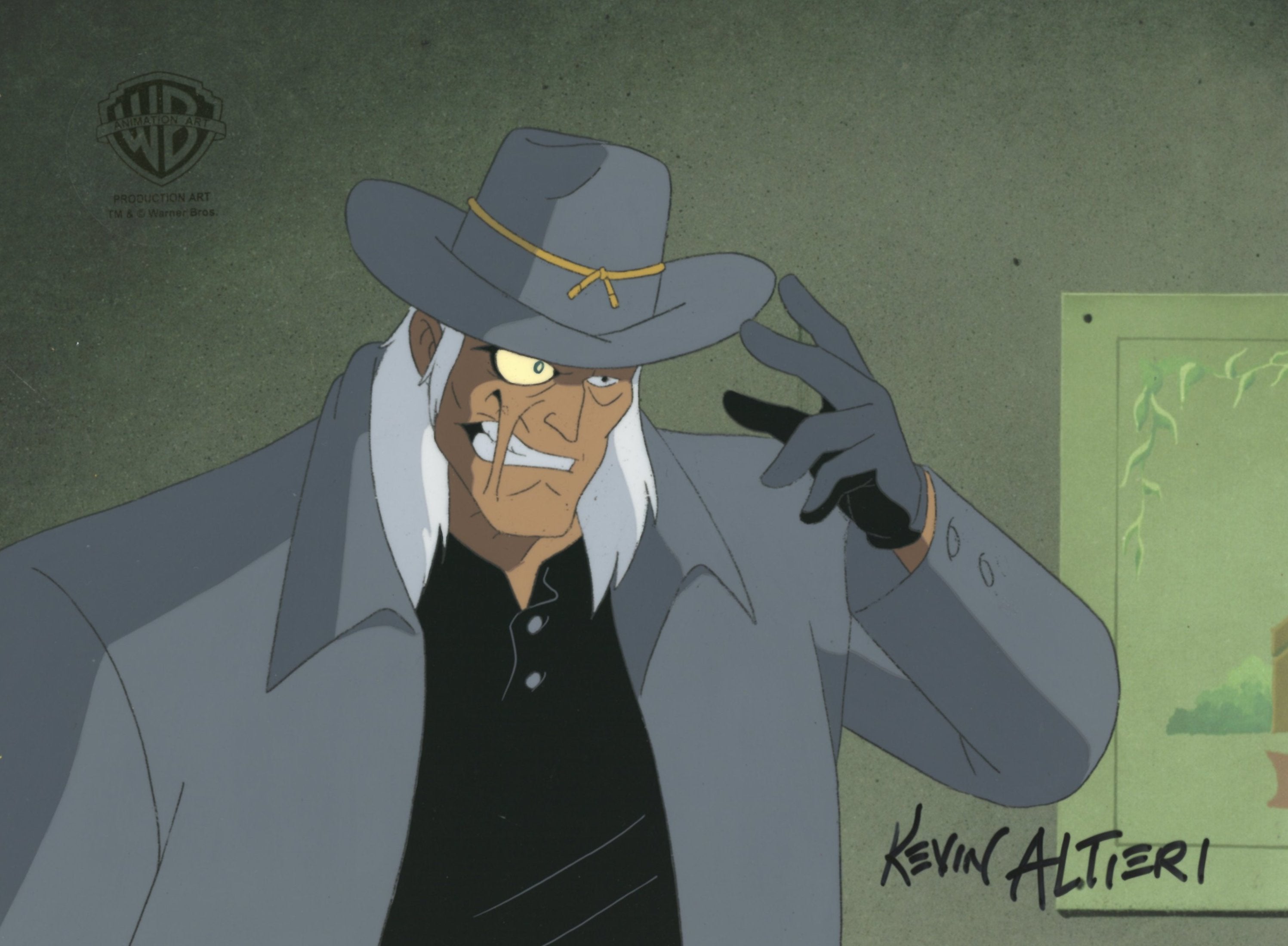 Batman The Animated Series Original Production Cel Signed by Kevin