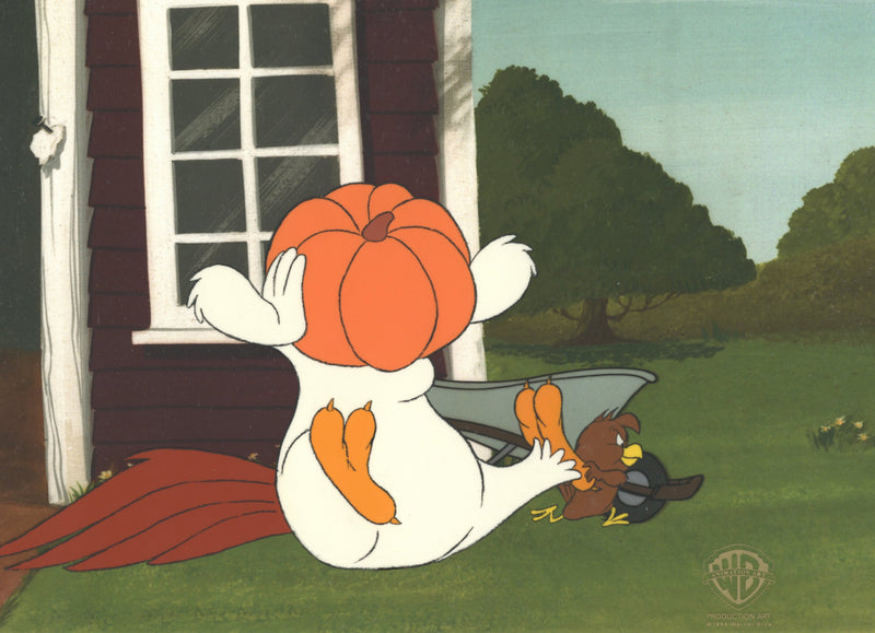 Looney Tunes Original Production Cel: Foghorn Leghorn and Henery Hawk
