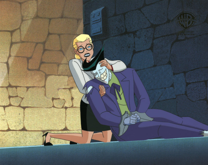 The New Batman Adventures Original Production Cel with Matching Drawing: Harleen, Joker