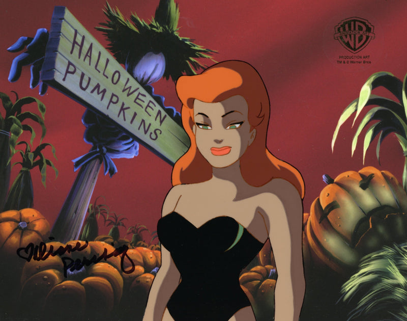 Batman The Animated Series Original Production Cel Signed by Diane Pershing: Poison Ivy