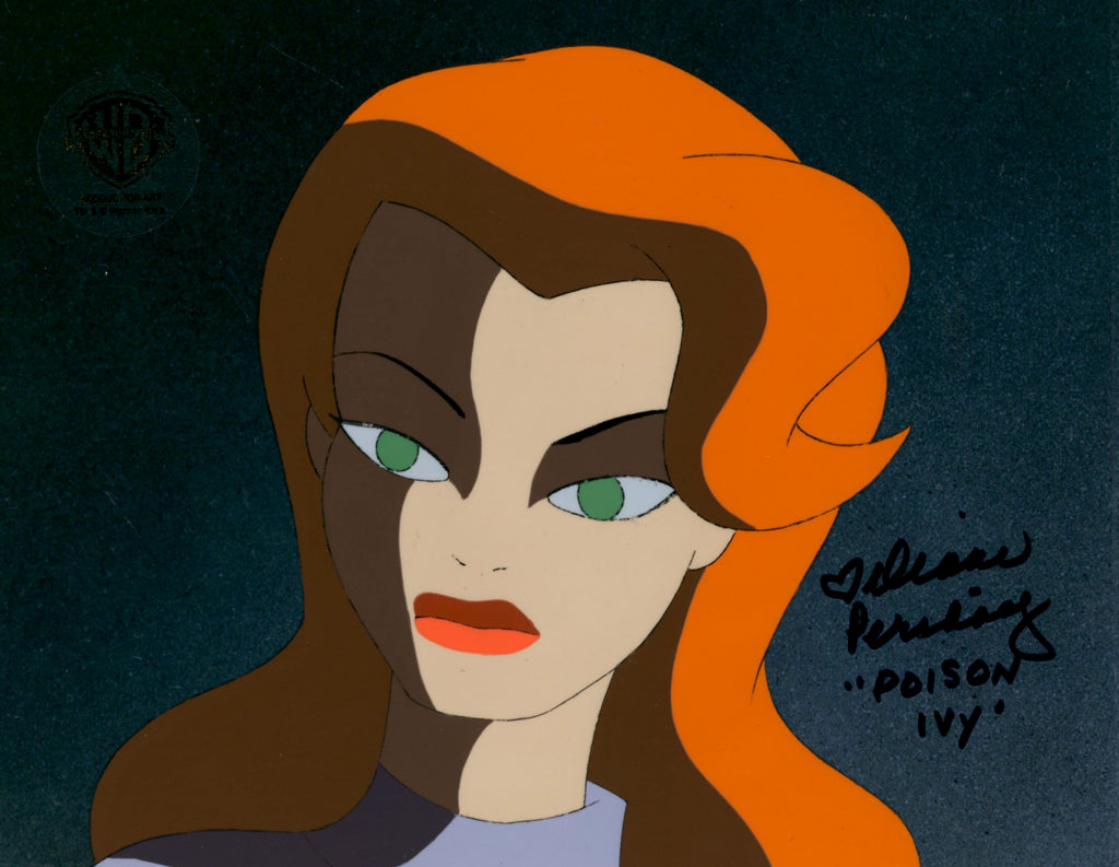 Super Friends Original Production Cel and Matching Drawing Signed