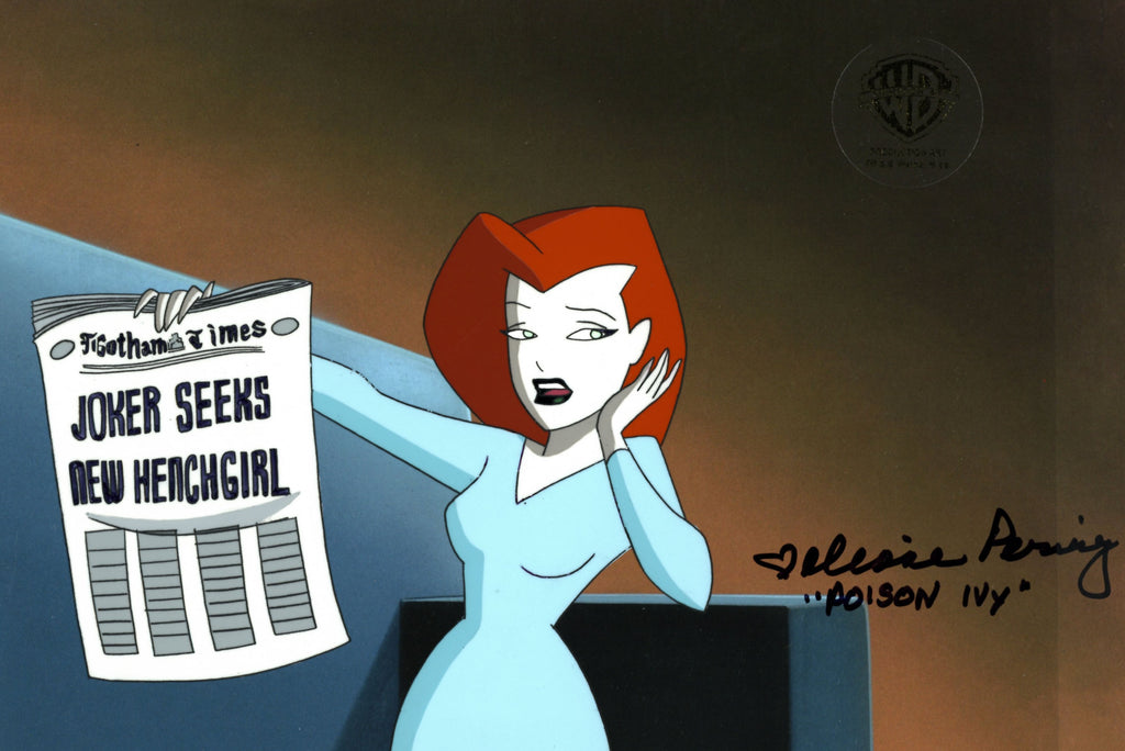 バットマン プロダクションセル スーパーフレンズ Super Friends Original Production Cel and Matching Drawing Signed