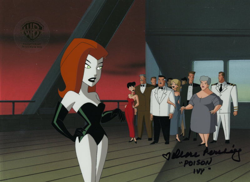 The New Batman Adventures Original Production Cel Signed by Diane Pershing: Poison Ivy