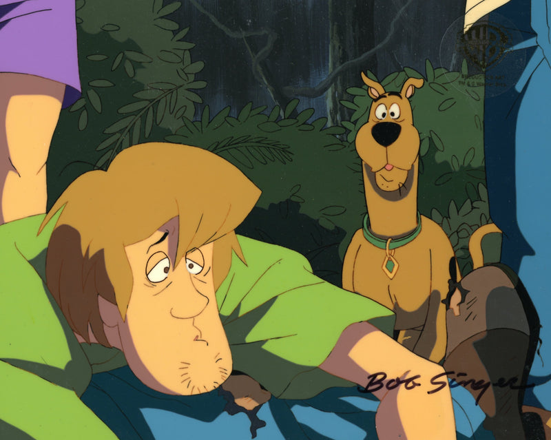 Scooby-Doo Original Production Cel on Original Background Signed by Bo ...