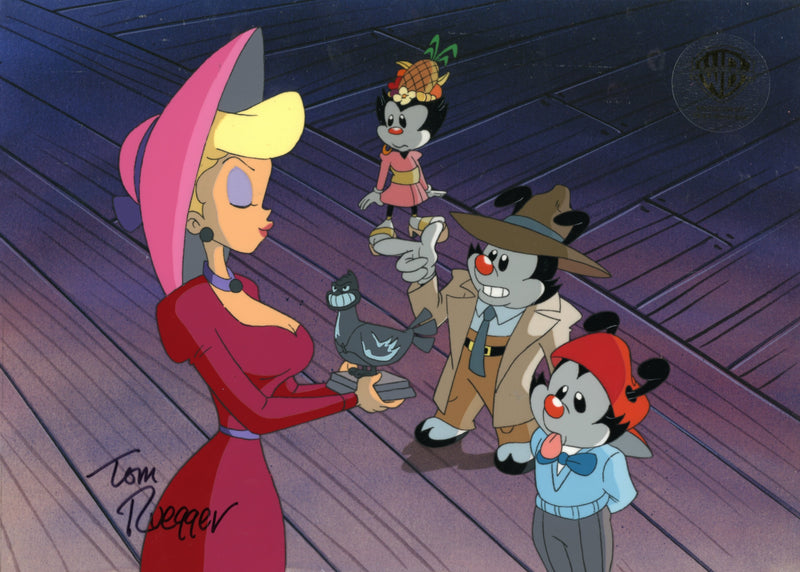 Tom Ruegger Animaniacs Original Production Cel signed by Tom Ruegger: Hello Nurse ...