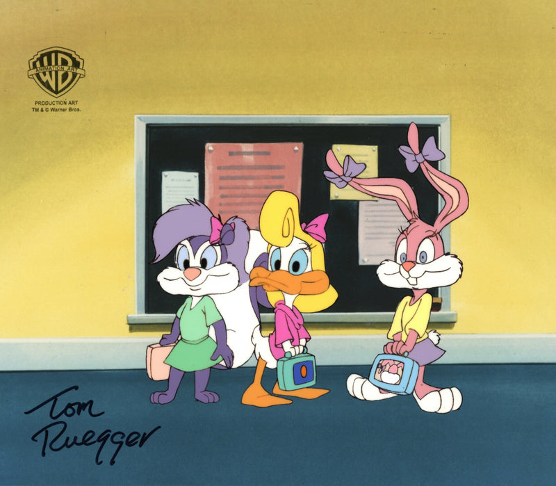 Tiny Toon Adventures Original Production Cel: Fifi, Shirley, Babs