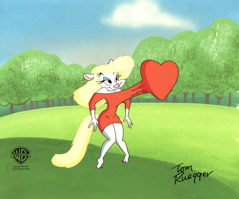 Animaniacs Original Production Cel Signed by Tom Ruegger: Minerva