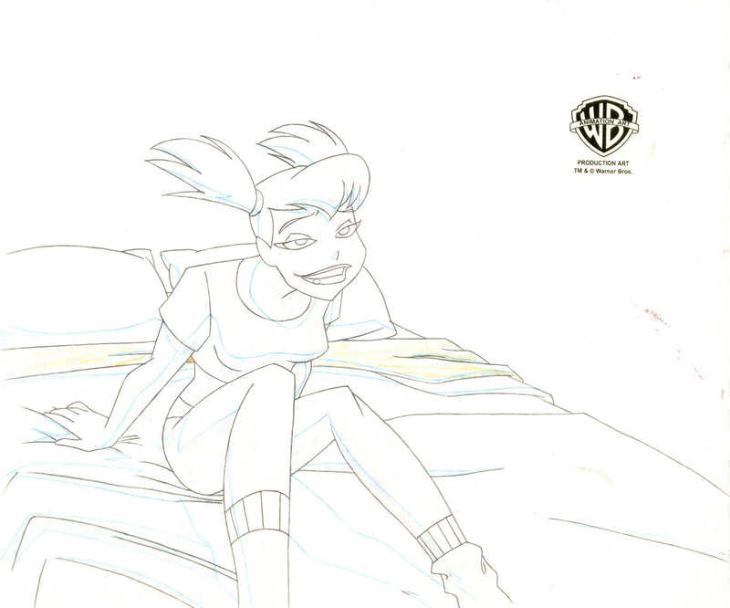 The New Batman Adventures Original Production Drawing: Harley Quinn