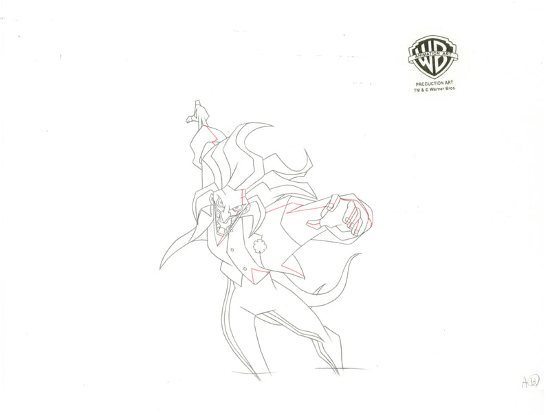 The Batman Original Production Drawing: Joker