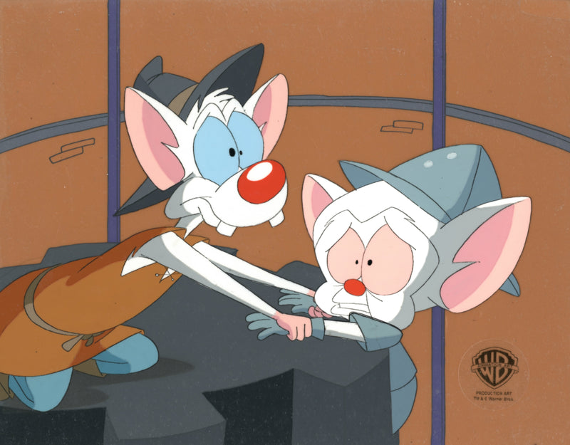 Pinky And The Brain Original Production Cel: Pinky, Brain