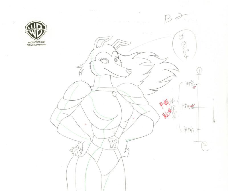 Road Rovers Original Production Drawing: Colleen