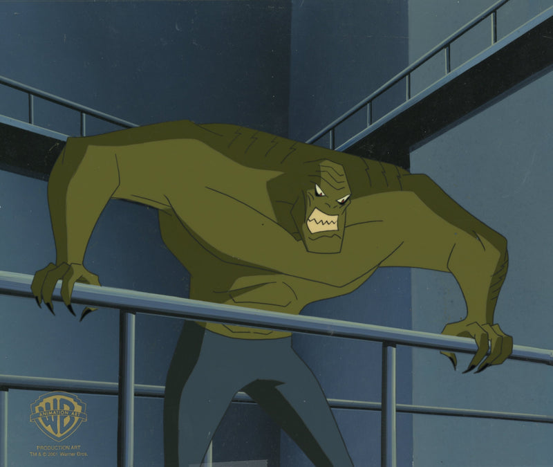 The New Batman Adventures Original Production Cel on Original Background: Killer Croc