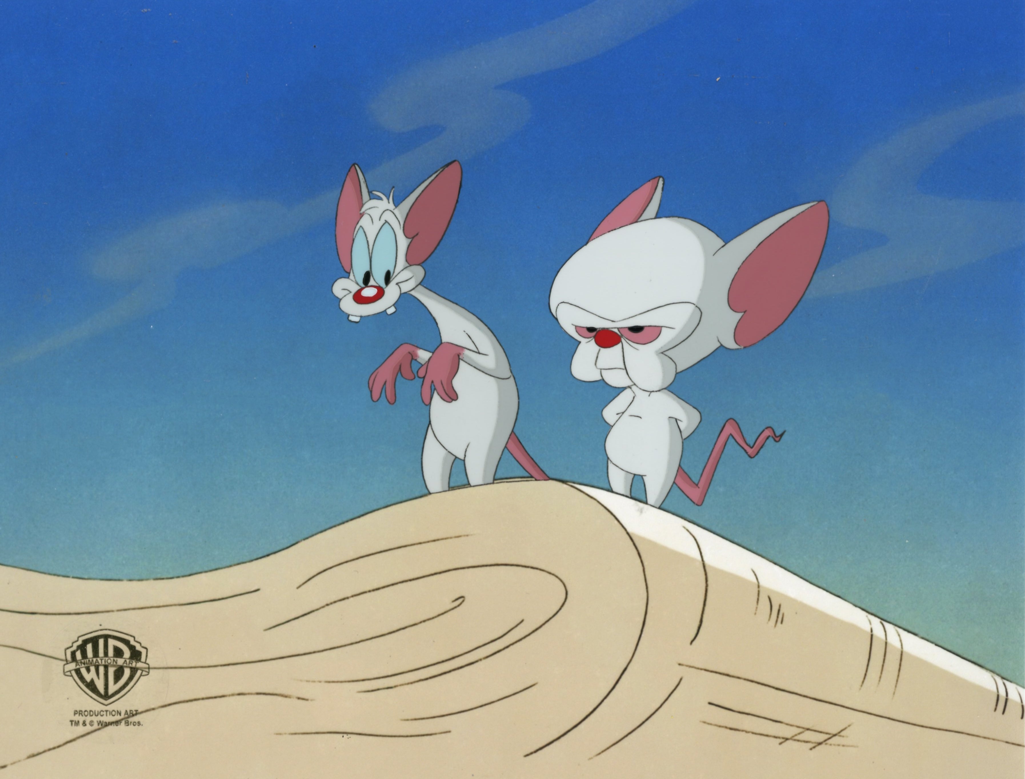 Pinky And The Brain Original Production Cel: Pinky, Brain – Choice