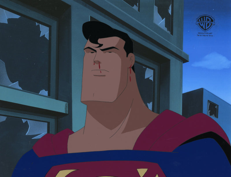 Superman the Animated Series Original Production Cel: Superman