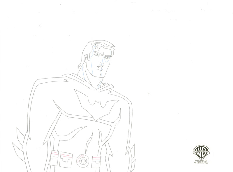 Justice League Unlimited Original Production Drawing: Terry McGinnis