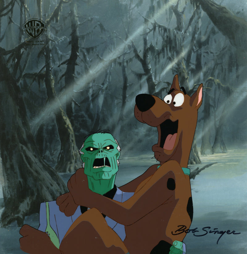 Scooby-Doo on Zombie Island Original Production Cel: Scooby and Zombie