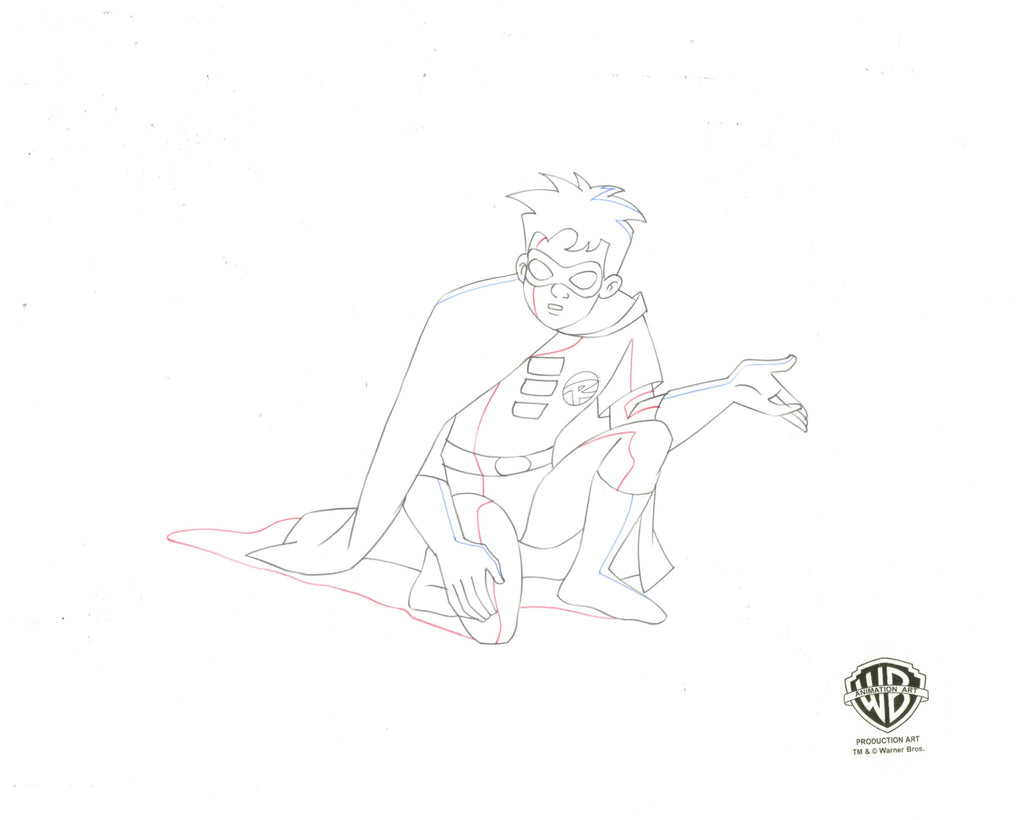 Static Shock Original Production Drawing: Static, Robin