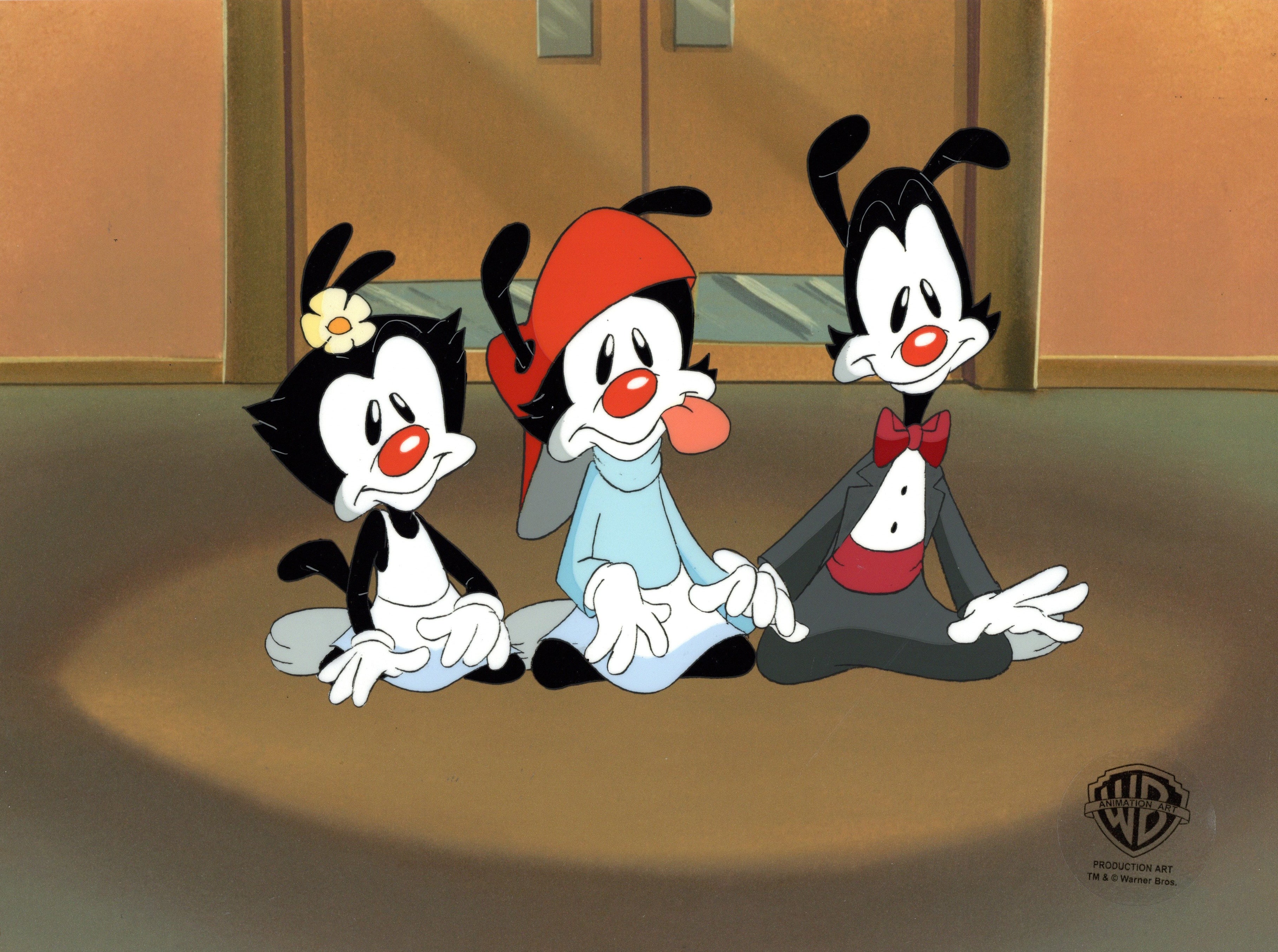 Animaniacs Original Production Cel: Yakko, Wakko, Dot – Choice