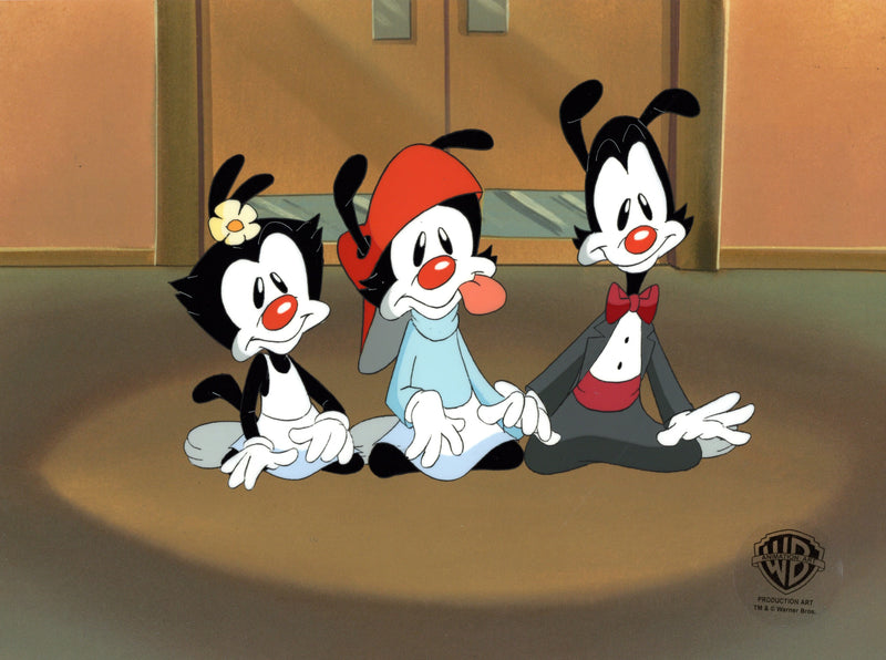 Animaniacs Original Production Cel: Yakko, Wakko, Dot