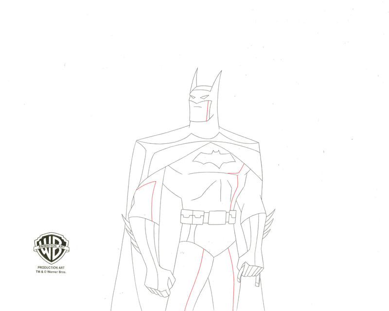 Justice League Original Production Drawing: Batman