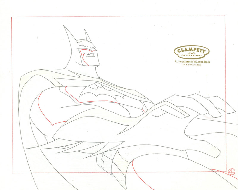 Justice League Original Production Drawing: Batman