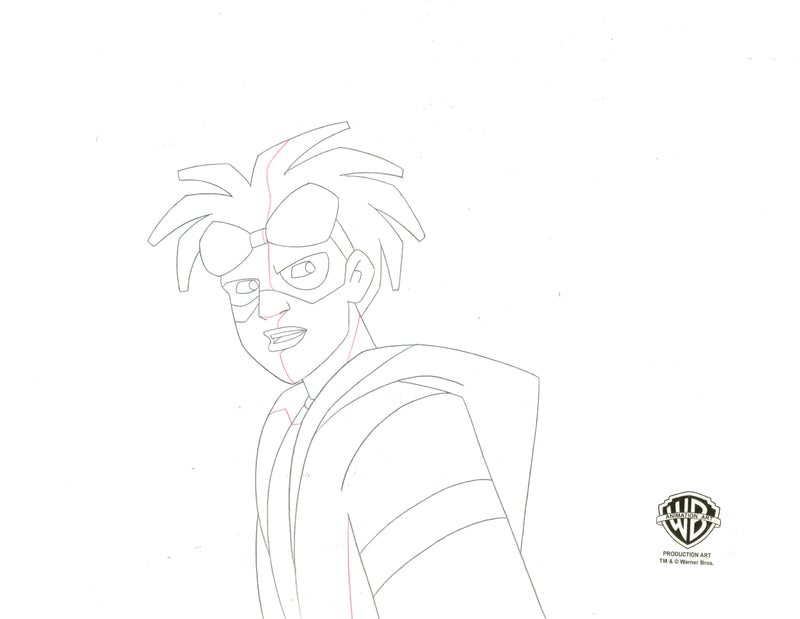 Static Shock Original Production Drawing: Static