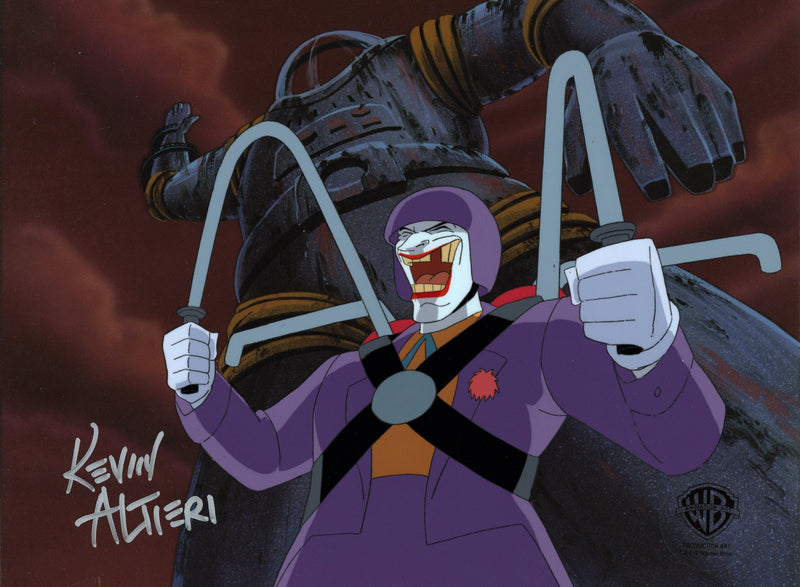 Batman: Mask of the Phantasm Original Production Cel Signed By Kevin Altieri: Joker