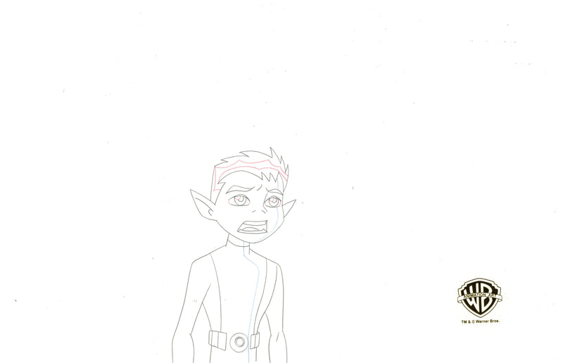 Teen Titans Original Production Drawing: Beast Boy