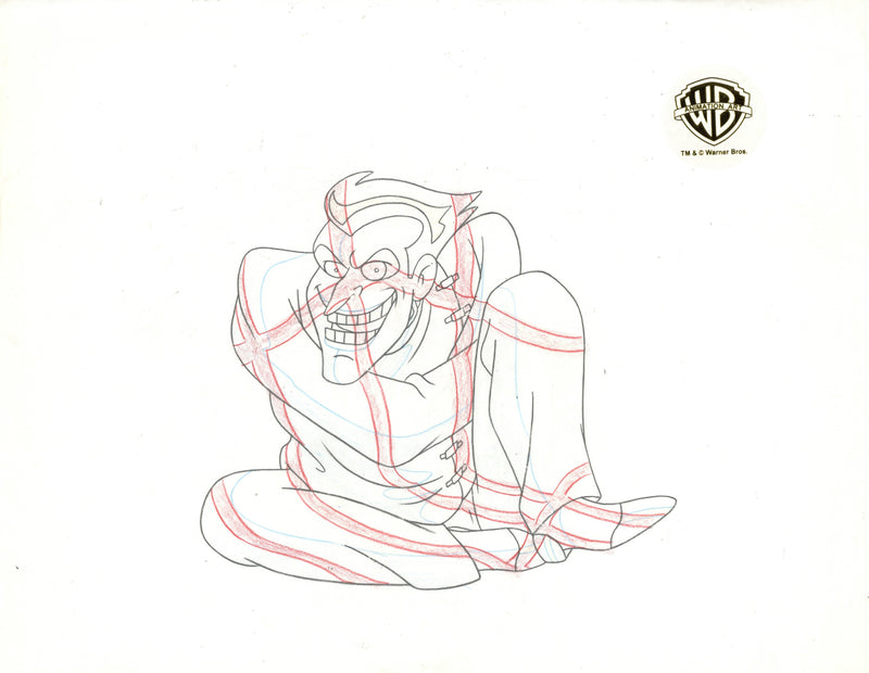 Batman The Animated Series Original Production Drawing: Joker