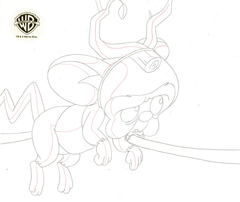 Pinky And The Brain Original Production Drawing: Brain