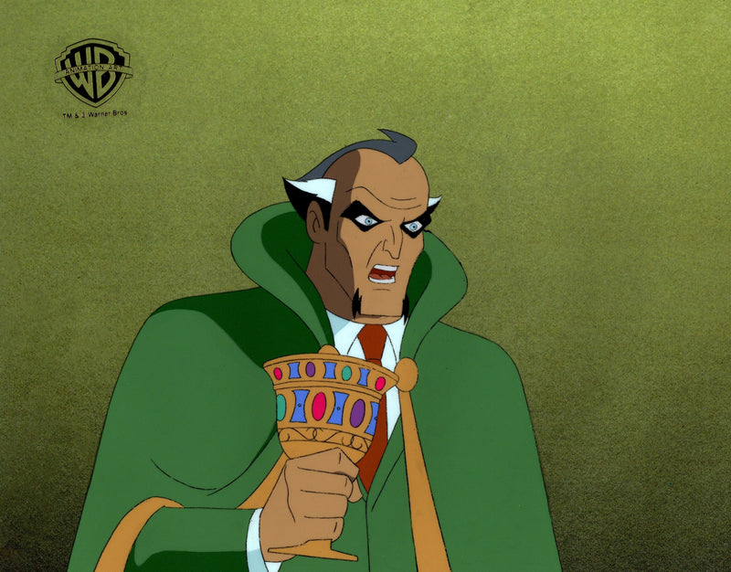 Batman The Animated Series Original Production Cel with Matching Drawing: Ra's Al Ghul