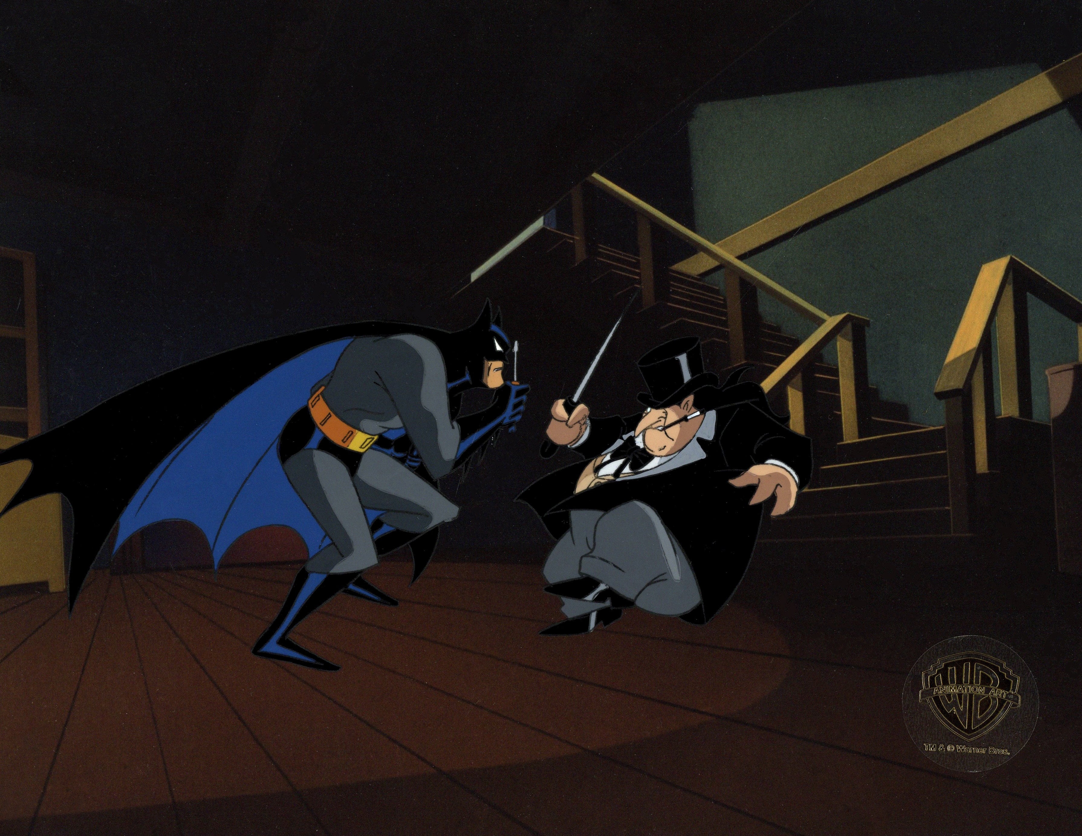 Batman The Animated Series Original Production Cel: Batman