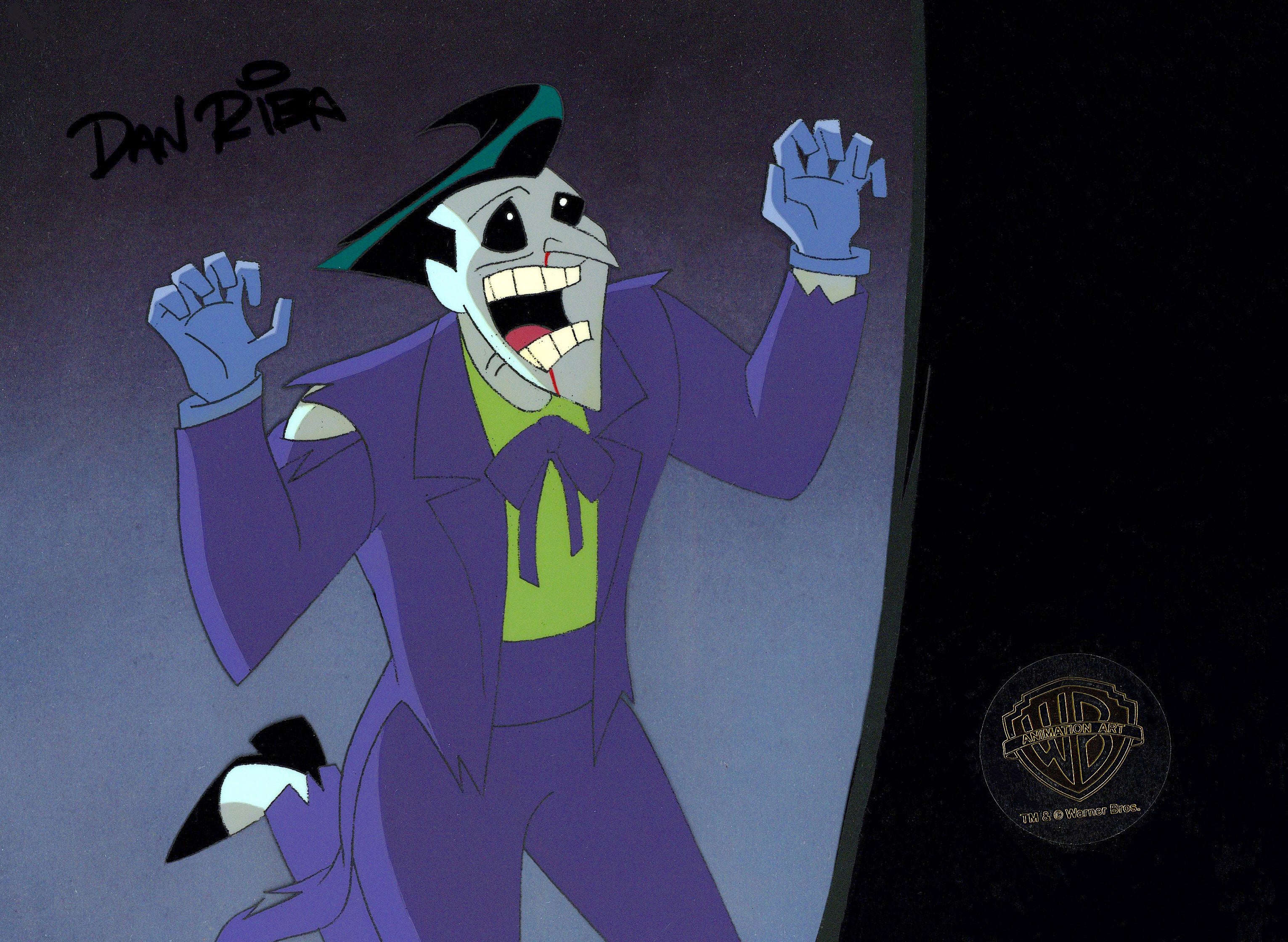 The New Batman Adventures Original Production Cel Signed by Dan