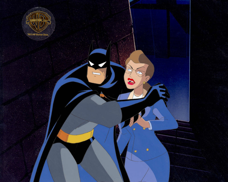 Batman The Animated Series Original Production Cel: Batman, Janet van Dorn